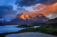 Lago Pehoe Sunset Chile Wall Decal