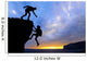 Teamwork Two Men Travelers Wall Decal Design 3