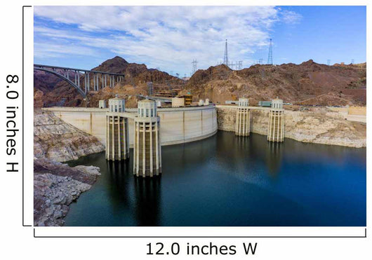 Hoover Dam Colorado River Wall Decal