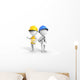 Two Engineers Thinking Wall Decal