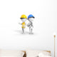 Two Engineers Thinking Wall Decal