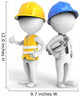 Two Engineers Thinking Wall Decal