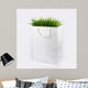 Green Grass White Paper Wall Decal
