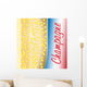 French Champagne Wall Decal
