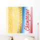 French Champagne Wall Decal