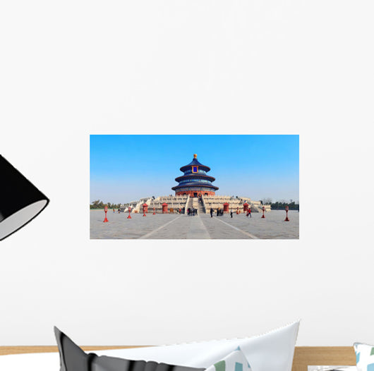 Temple Heaven Wall Decal Design 2