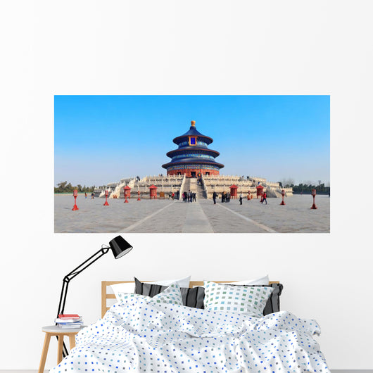Temple Heaven Wall Decal Design 2