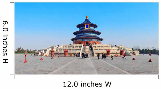 Temple Heaven Wall Decal Design 2