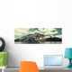 Snow Mountain Lake Wall Decal Panoramic Wall Decal