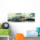 Snow Mountain Lake Wall Decal Panoramic Wall Decal