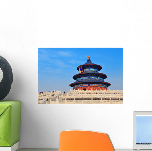Temple Heaven Wall Decal Design 1