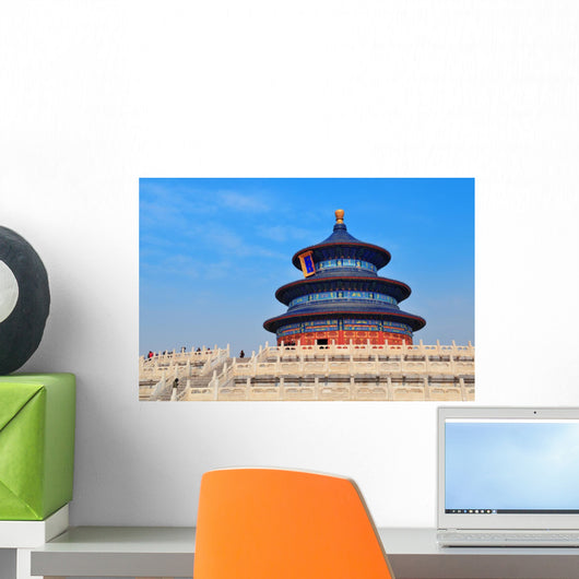 Temple Heaven Wall Decal Design 1