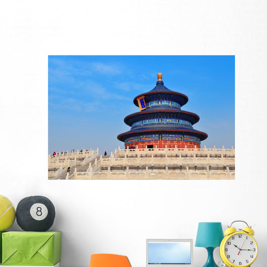 Temple Heaven Wall Decal Design 1