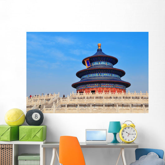 Temple Heaven Wall Decal Design 1