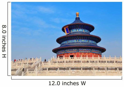 Temple Heaven Wall Decal Design 1