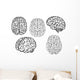 Black and White Cartoon Wall Stickers Wall Decal