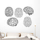 Black and White Cartoon Wall Stickers Wall Decal