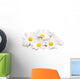 White Chamomile Flowers Wall Decal