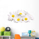 White Chamomile Flowers Wall Decal