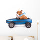 Fly French Bulldog Driving Wall Decal