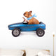 Fly French Bulldog Driving Wall Decal