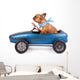 Fly French Bulldog Driving Wall Decal