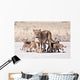 Lioness and Cub Wall Decal