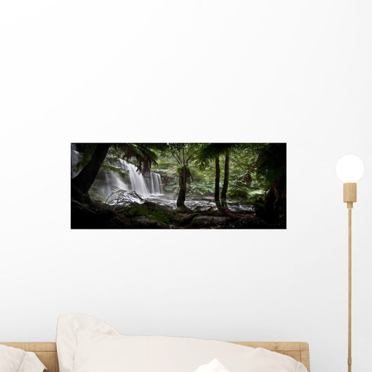 Rainforest Scene Wall Decal Panoramic Wall Decal