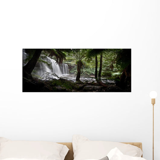 Rainforest Scene Wall Decal Panoramic Wall Decal