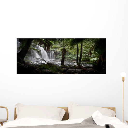 Rainforest Scene Wall Decal Panoramic Wall Decal