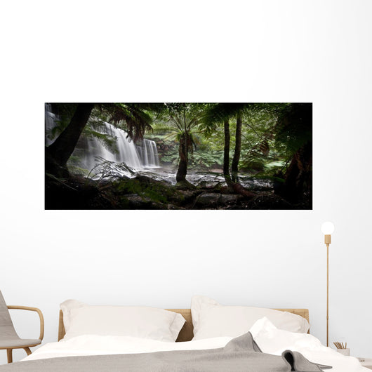 Rainforest Scene Wall Decal Panoramic Wall Decal