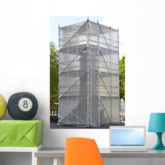 Monument Scaffolding Wall Decal