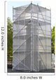 Monument Scaffolding Wall Decal