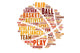 Basketball Word Cloud Concept Wall Decal