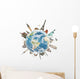 World Monuments Travel Wall Decal