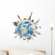 World Monuments Travel Wall Decal