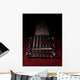 Element Red Electric Guitar Wall Decal