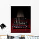 Element Red Electric Guitar Wall Decal