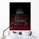 Element Red Electric Guitar Wall Decal