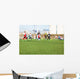 Blur Boys Playing Soccer Wall Decal