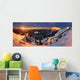 Winter Mountains Landscape Sunrise Wall Decal