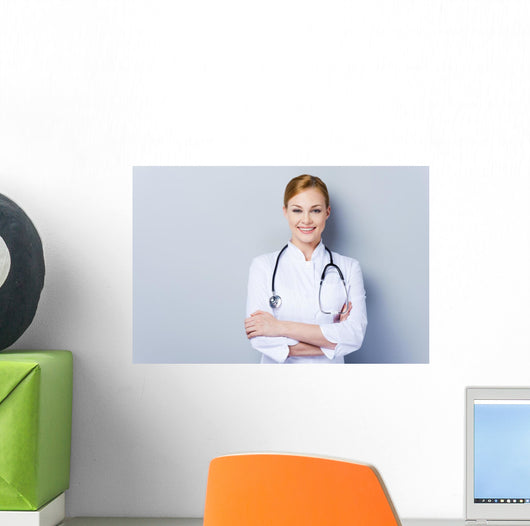 Cheerful Doctor Wall Decal
