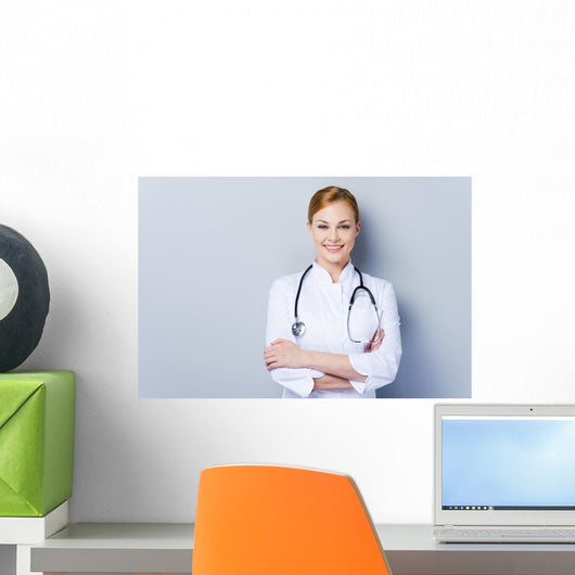 Cheerful Doctor Wall Decal