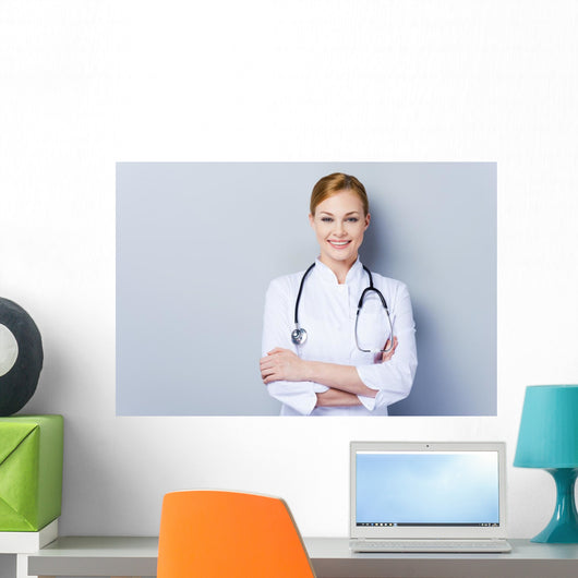 Cheerful Doctor Wall Decal