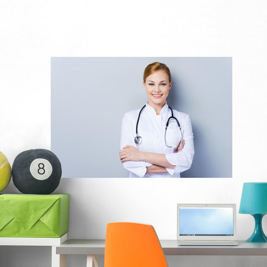 Cheerful Doctor Wall Decal