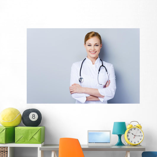 Cheerful Doctor Wall Decal