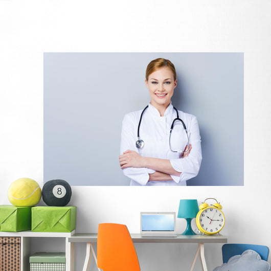 Cheerful Doctor Wall Decal