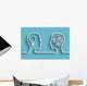 Human Head Wall Decal
