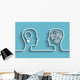 Human Head Wall Decal