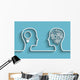 Human Head Wall Decal